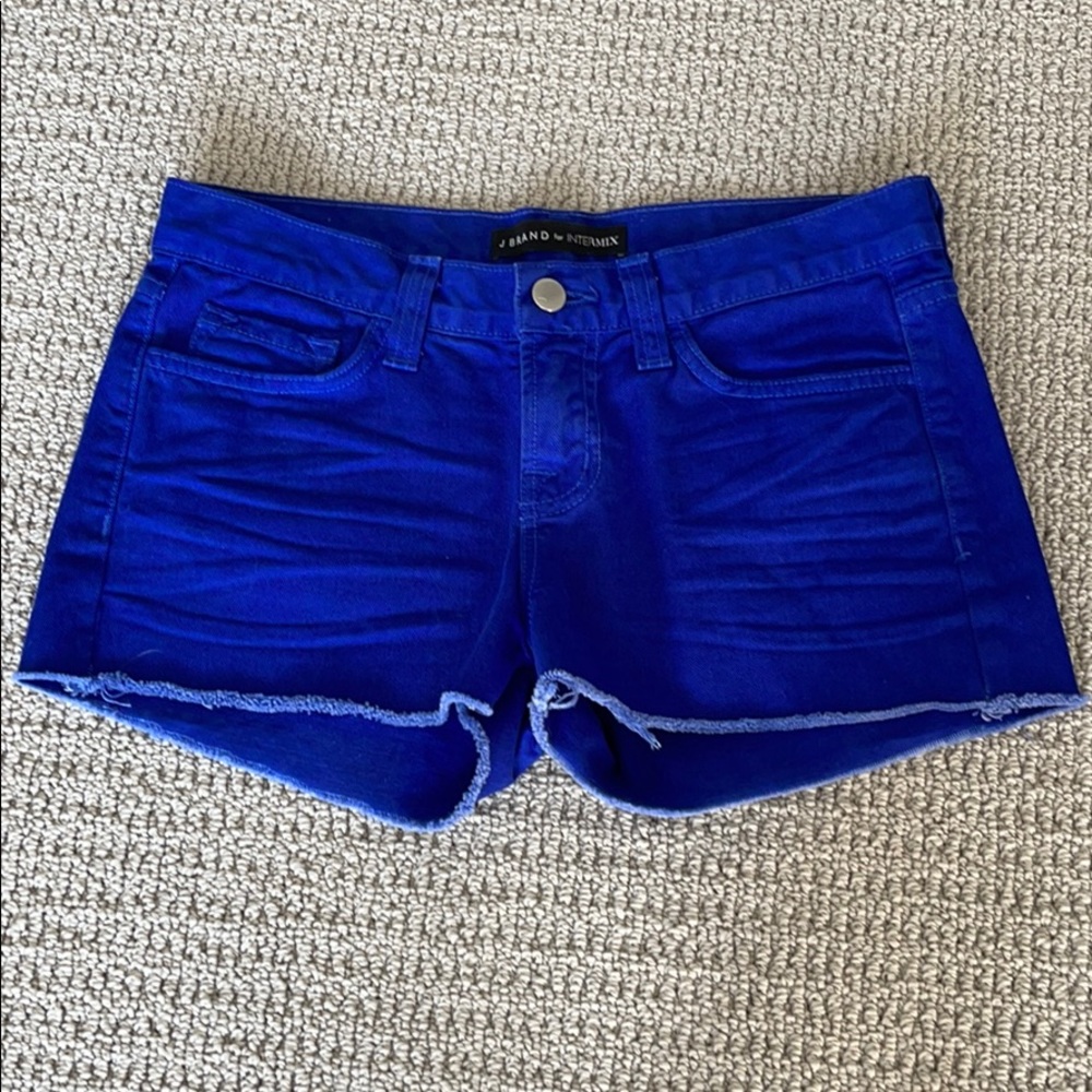 J Brand cutoff shorts - cobalt blue - size 24